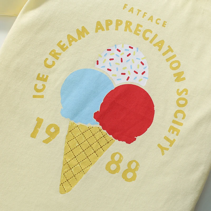 Детская одежда Little maven корейская детская новинка 2023 года летняя футболки с