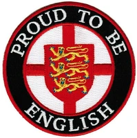 proud to be english patch flag england uk britain embroidered iron on badge new %e2%89%887cm