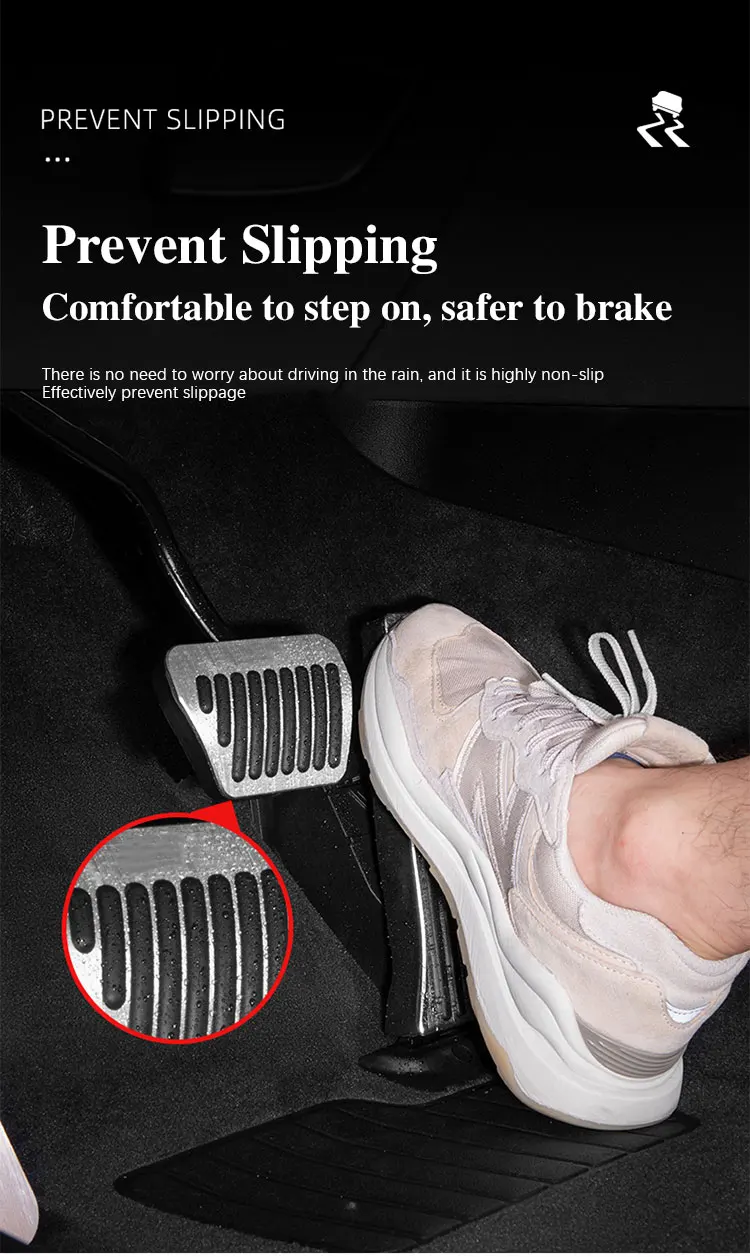 Накладка на ножную педаль для автомобиля без сверления SEAT Leon Cupra KL1 KL8 Mk4 2020 2021 2022 AT