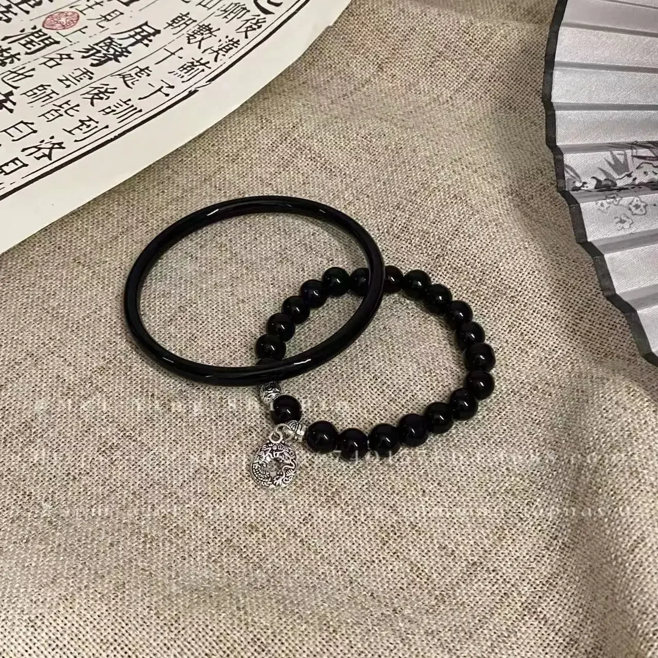 Браслет из деревянных бусин в китайском стиле ожерелье женский дизайн