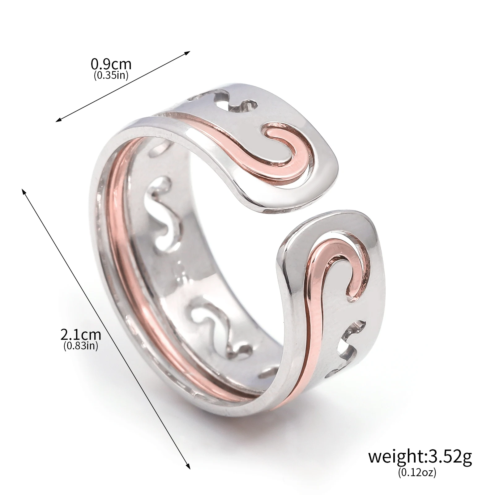 Czarny pierścionek Wukong 2 w 1 miedziany buddyjski słońce Mantra napinająca para zestaw pierścionków miłosnych dla kobiet mężczyzn