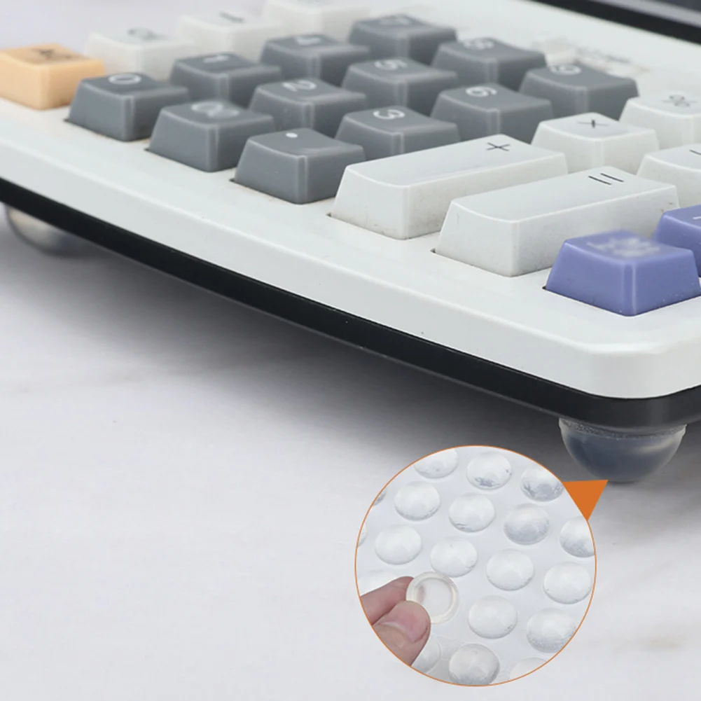 

Self Adhesive Door Stopper Clear Silicone Rubber Furniture Pads Rubber Damper Buffer Cushion Cabinet Bumpers Wall Protector