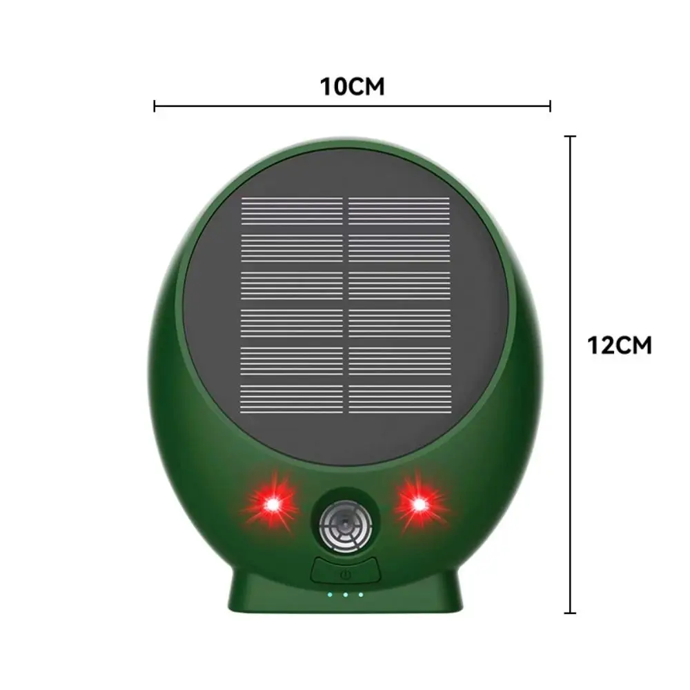 Ультразвуковой отпугиватель животных двойной 9 кГц-36 5 кГц ABS Солнечный