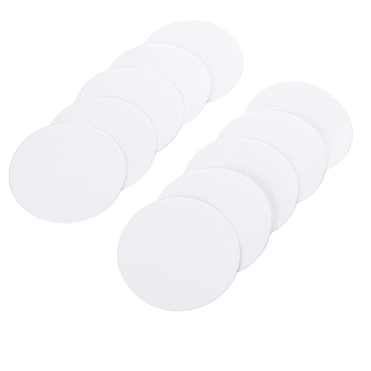 

Anti Discs 4" Non Stickers Self Adhesive Paster for Bath Shower Bathroom Bathtub Tubs Swimming Pool ( White ) 10PCS
