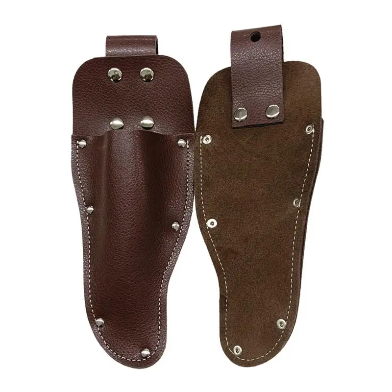 

Garden Pruner Sheath Portable Leather Sheath Tool Practical Buckle Electrician Holder Belt Pouch Sheath Holder Bag Home Supplies