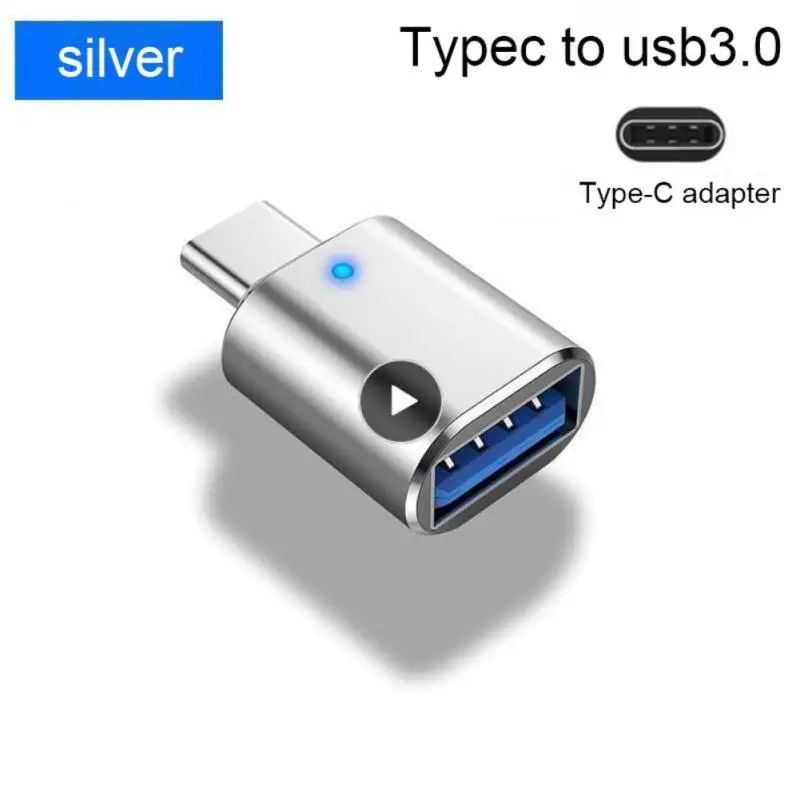 

Mini Converter Usb Type-c Female Connector Data Cord Aluminum Type-c To Usb3.0 Usb Type C Adapter For Macbook /air Smartphone