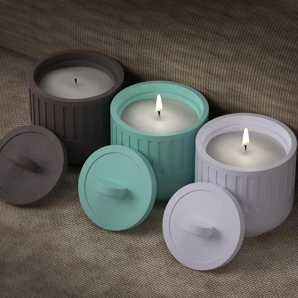 Круглая форма в полоску для свечей сделай сам эпоксидной смолы цемента гипса