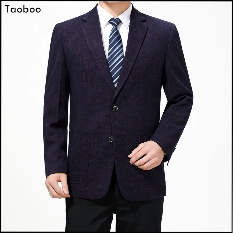 

Taoboo 2024 New Popular Solid Men's blazers Four seasons Fashion Male suit Luxury Striped Business Casual men's suit for wedding
