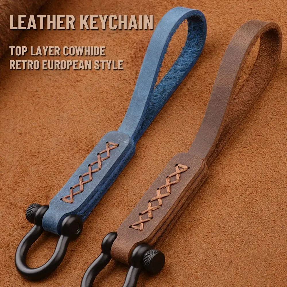 

Accessories Luxury Gifts Men Women EDC Outdoor Tool Car Pendant Waist Belt Buckle Leather Keychain Car Key Chain