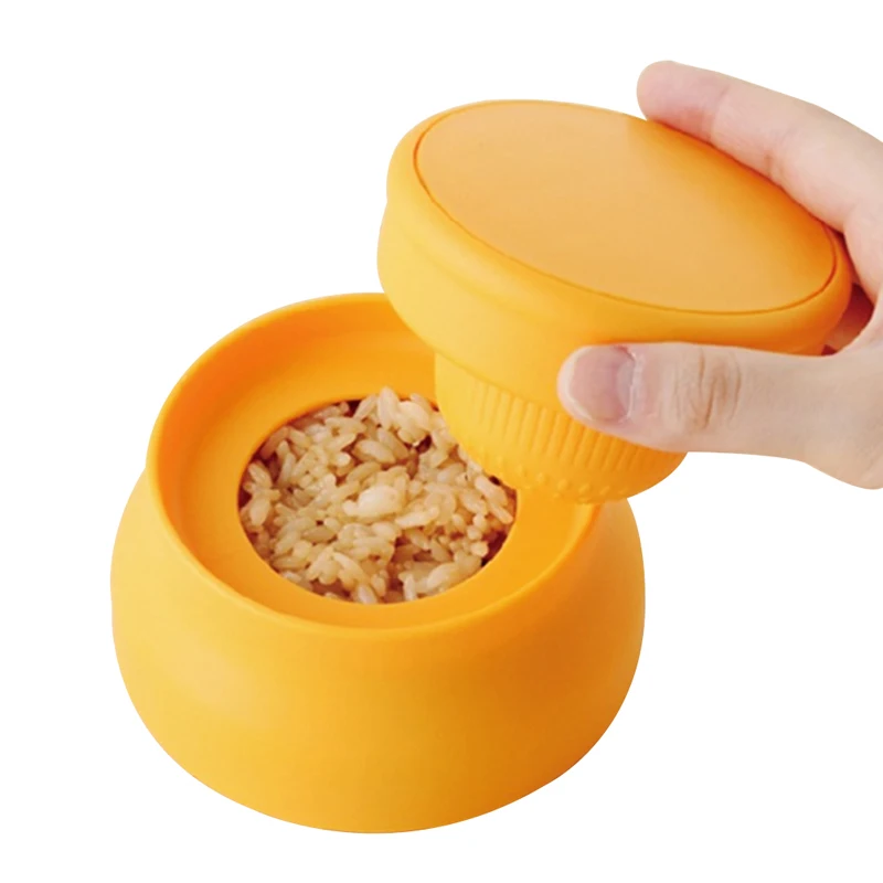 3D Round Cup Form Magic Sushi Maker Machine Bento Maker Japanese Onigiri Rice Ball Mold Press Bento Kitchen Easy Cooking Tool