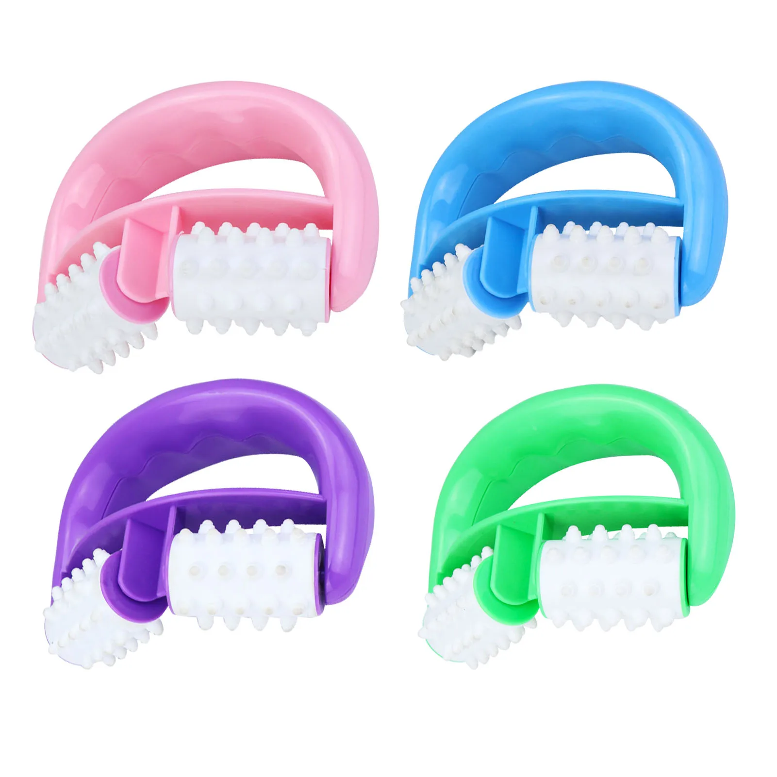 

Manual Round Handle Massager Multi-Functional Body Roller Massager For Muscle Tension And Skin Health Support Women And Men V