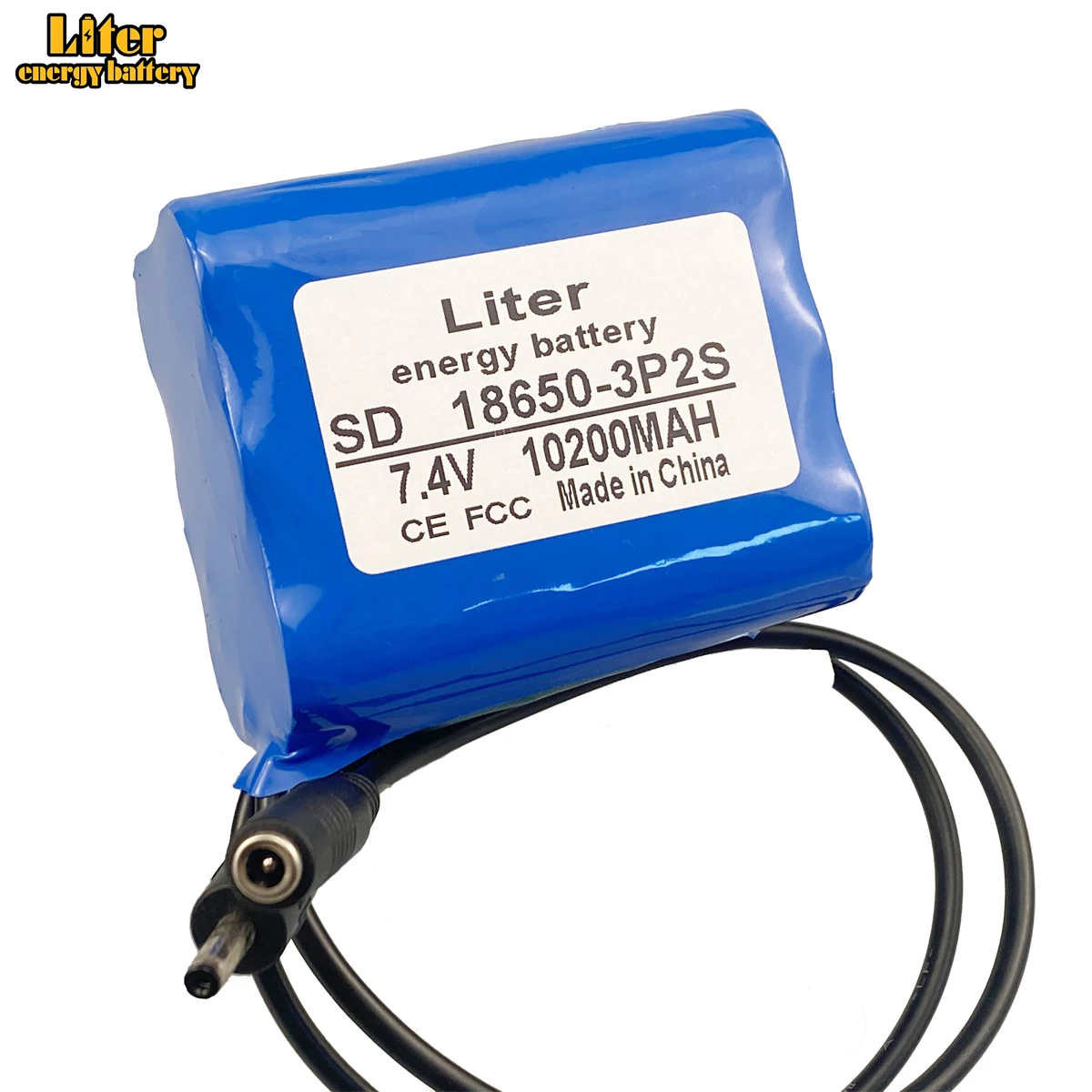 

7.4V 8.4V 10200mAh 3P2S Pack 18650 Battery 10.2Ah Rechargeable Battery For Bicycle Headlights/CCTV/Camera/Electric 5.0 4 Review