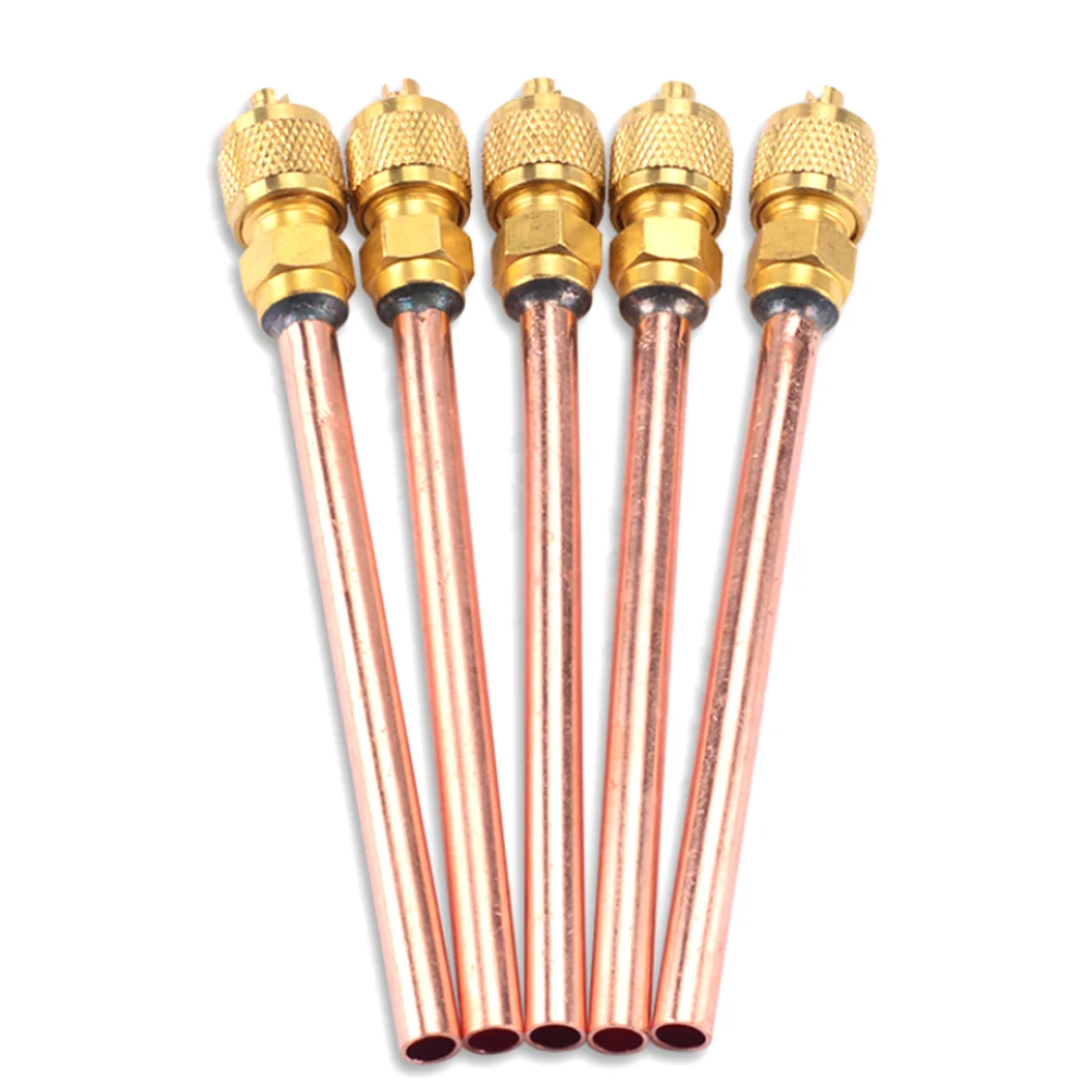 10 шт. медные шланговые клапаны для холодильника 6 мм |