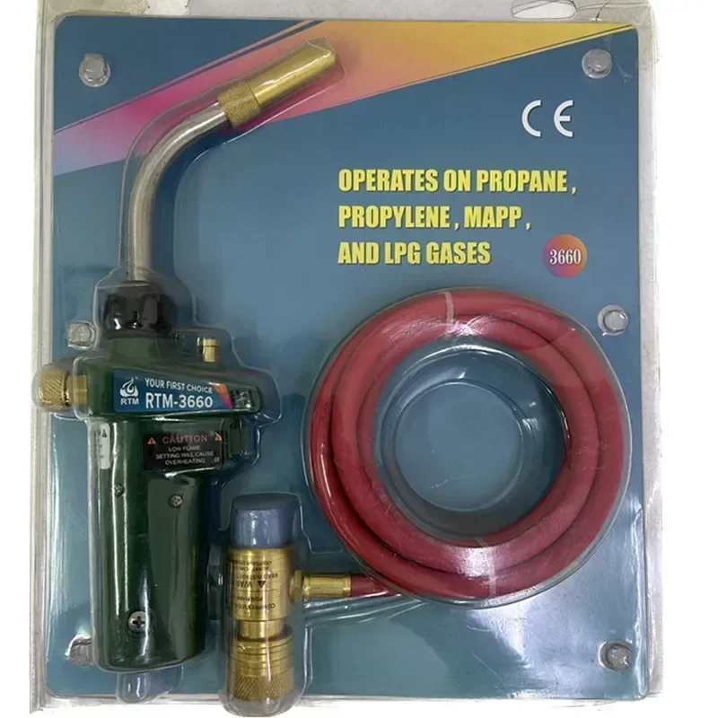 Бескислородный сварочный пистолет HT-1S660 Инструмент для сварки медных труб RTM-3660 Газовый сварочный пистолет Mapp