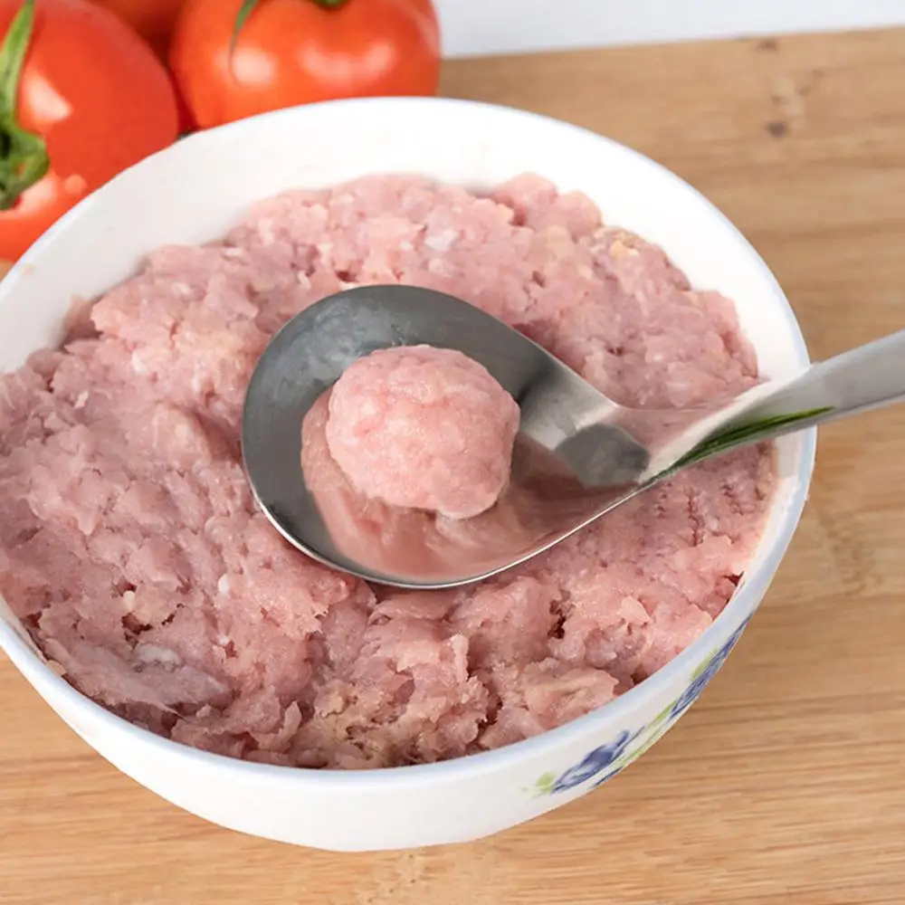 

1 шт., антипригарная ложка для приготовления мяса, из нержавеющей стали
