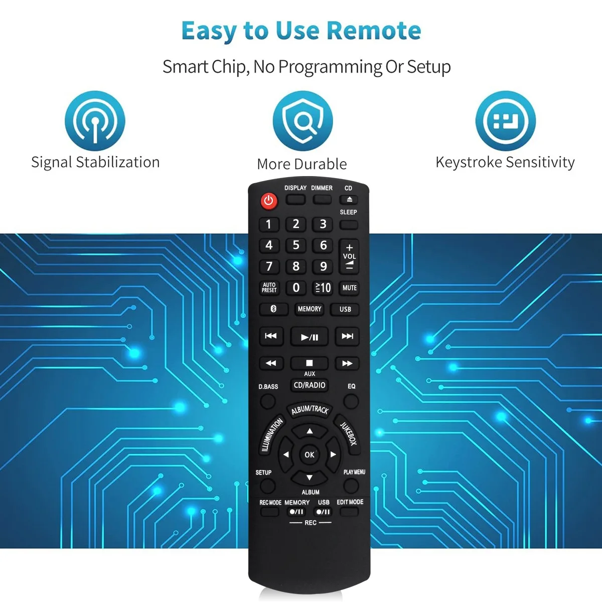 Пульт для Panasonic SA-AKX900 SCAKX300 SA-AKX500 SA-AKX600 BT CD стереосистема