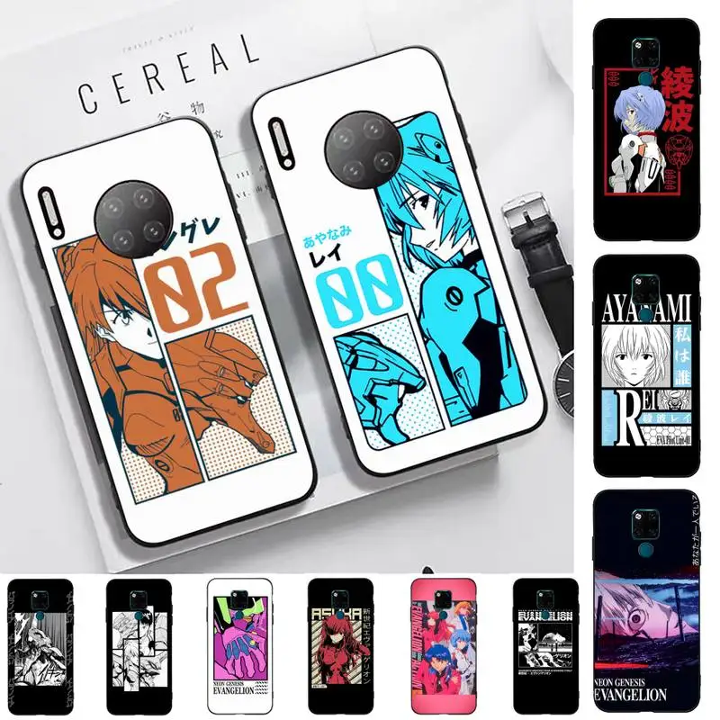 

BANDAI New Japan Anime Neon Genesis Evangelion EVA Phone Case for Huawei Mate 20 10 9 40 30 lite pro X Nova 2 3i 7se