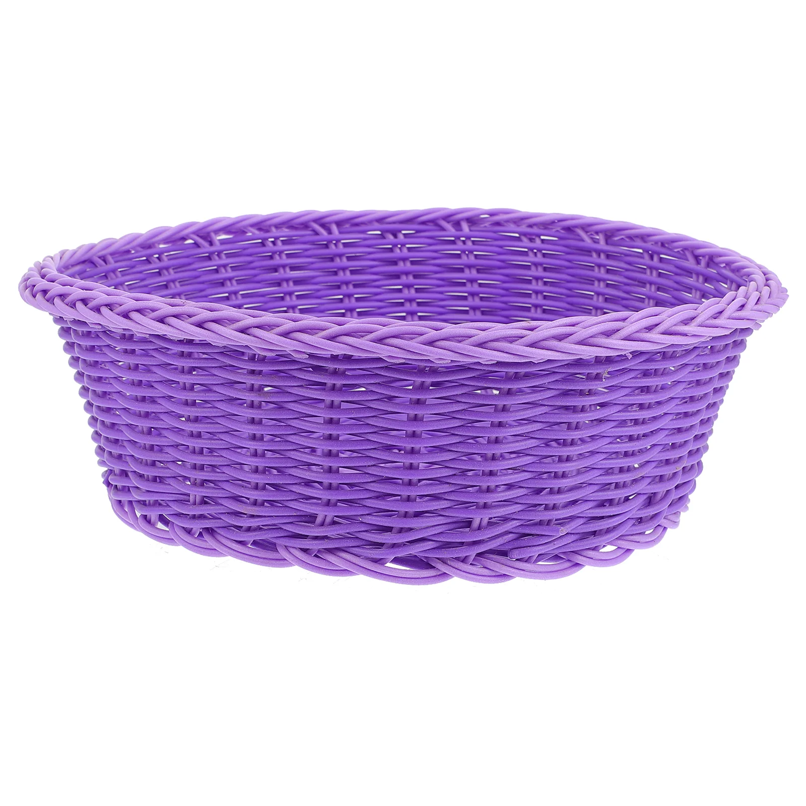 

Basket Storage Fruit Woven Wicker Serving Baskets Bread Rattan Vegetable Displayseagrass Straw Traysundries Tabletop Box