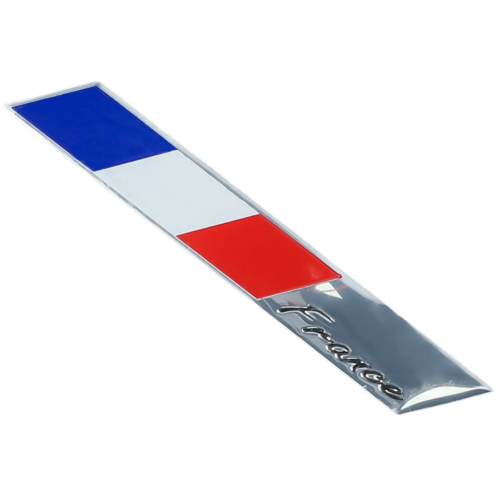 

1x French Aluminum France Flag Logo Emblem Badge Car Sticker Decals Car-Styling Car Accessories High Quality Decorative Stickers