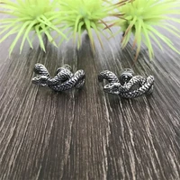 retro ethnic style cobra rotate shape ear clip trend neutral wild party fake piercing ear clip couples selected jewelry gifts