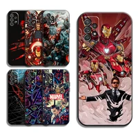 marvel iron man phone cases for samsung galaxy a21s a31 a72 a52 a71 a51 5g a42 5g a20 a21 a22 4g a22 5g a20 a32 5g a11 coque