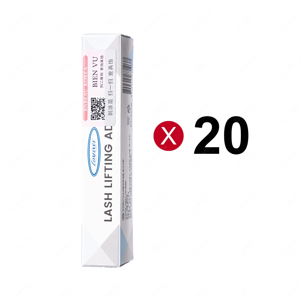 20 бутылочек Lomansa клей для подъема ресниц корейский оригинальный долговечный