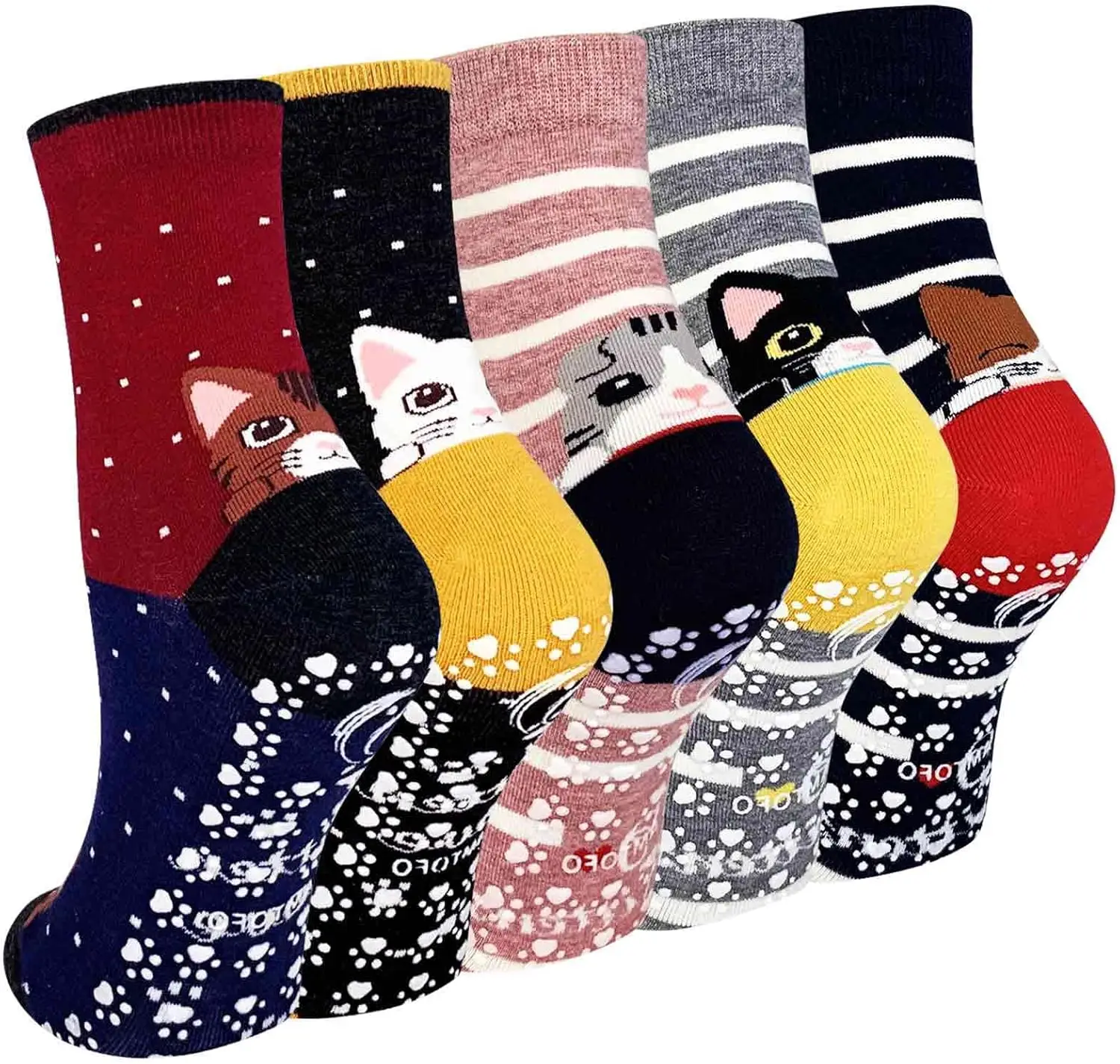 Носки женские нескользящие 5 пар