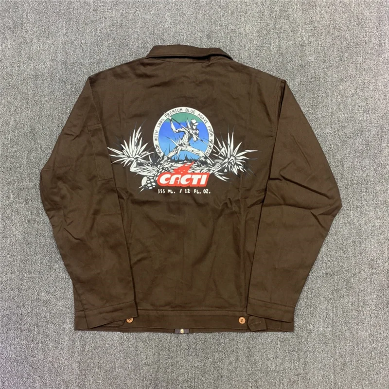

NEW 22ss hip-hop TOP Travis Scott Cacti Cactus Jack Jackboys Jacket Men Women 1:1 Best Quality Embroidered Coat Jackets