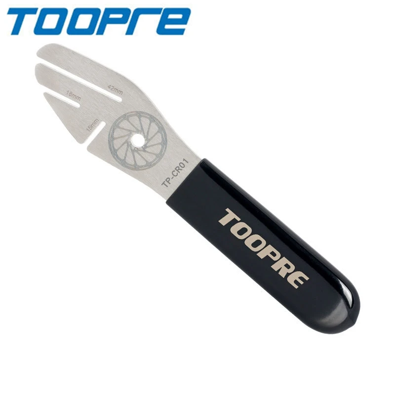 

TOOPRE Mountain Bike 189*30mm Disc Brake Rotor Spanner Stainless Steel Correction Wrench 149g Iamok Bicycle Parts