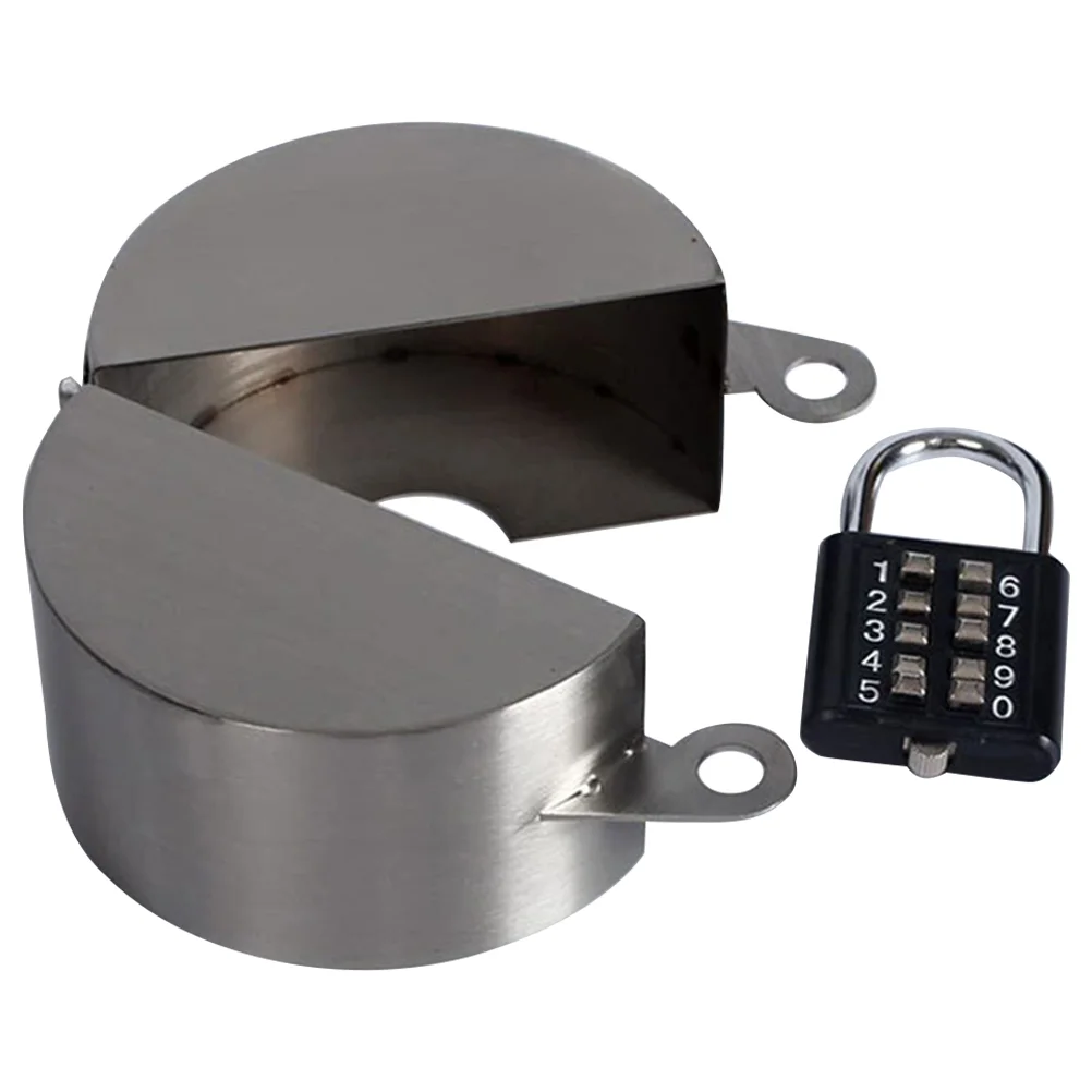 

Lock Gate Valve Covers Tap Water Outdoor Padlock Kit Repair Box Breaker Protective Metal Insulation Protector Device Locking