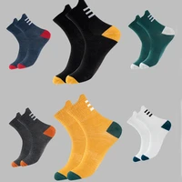 12 pairs standard thickness mens long socks fashion stree womens striped casual thin section for couples high quality new sock