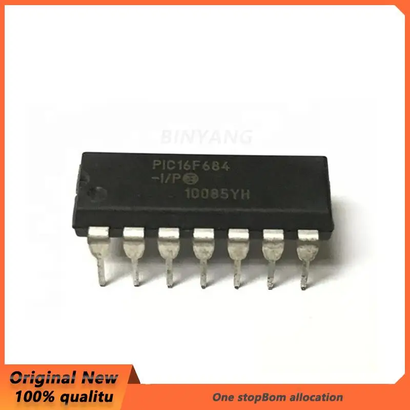 

(10piece)100% New PIC16F684-I/P PIC16F684 DIP-14 Chipset