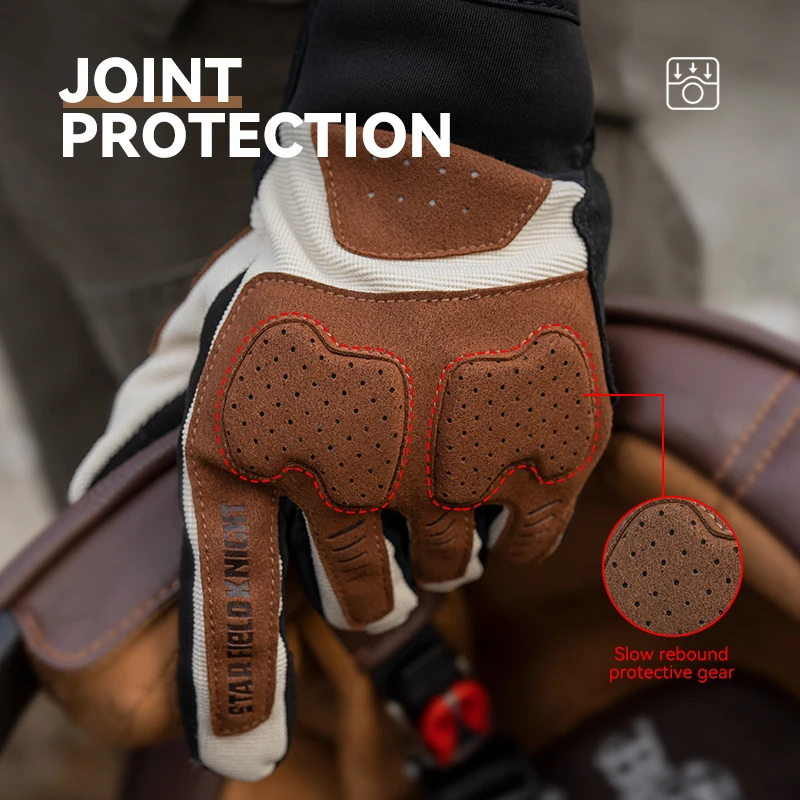 Мотоциклетные Перчатки SFK летние сетчатые дышащие Нескользящие защитные