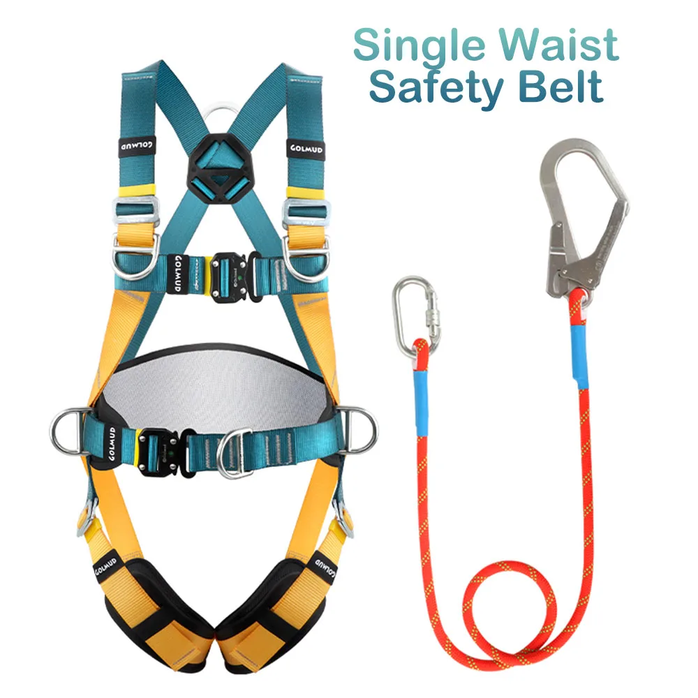 

Five Point Work Safety Belt High-altitude Full Body Harness Rock Climbing Training Electrician Construction Safe Rope Hook Suits