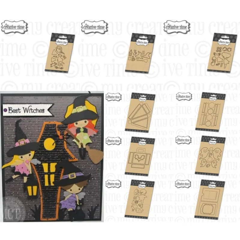 Коллекция на Хэллоуин милая Фрэнки фея ведьма тыква летучая мышь призрак