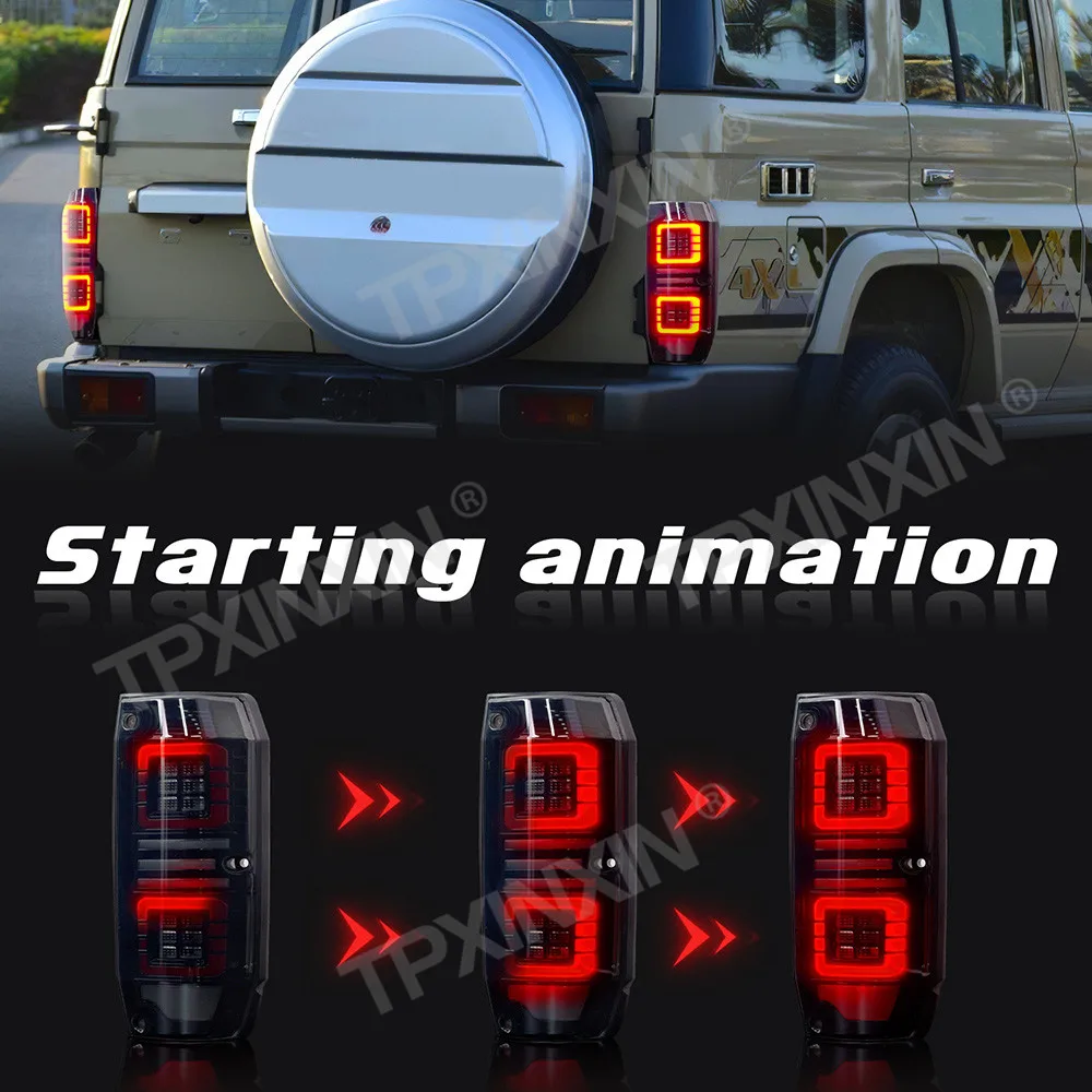 Автомобильный задний фонарь в сборе для Toyota Cruiser FJ 1984 2008 2009-2020 2021 светодиодная