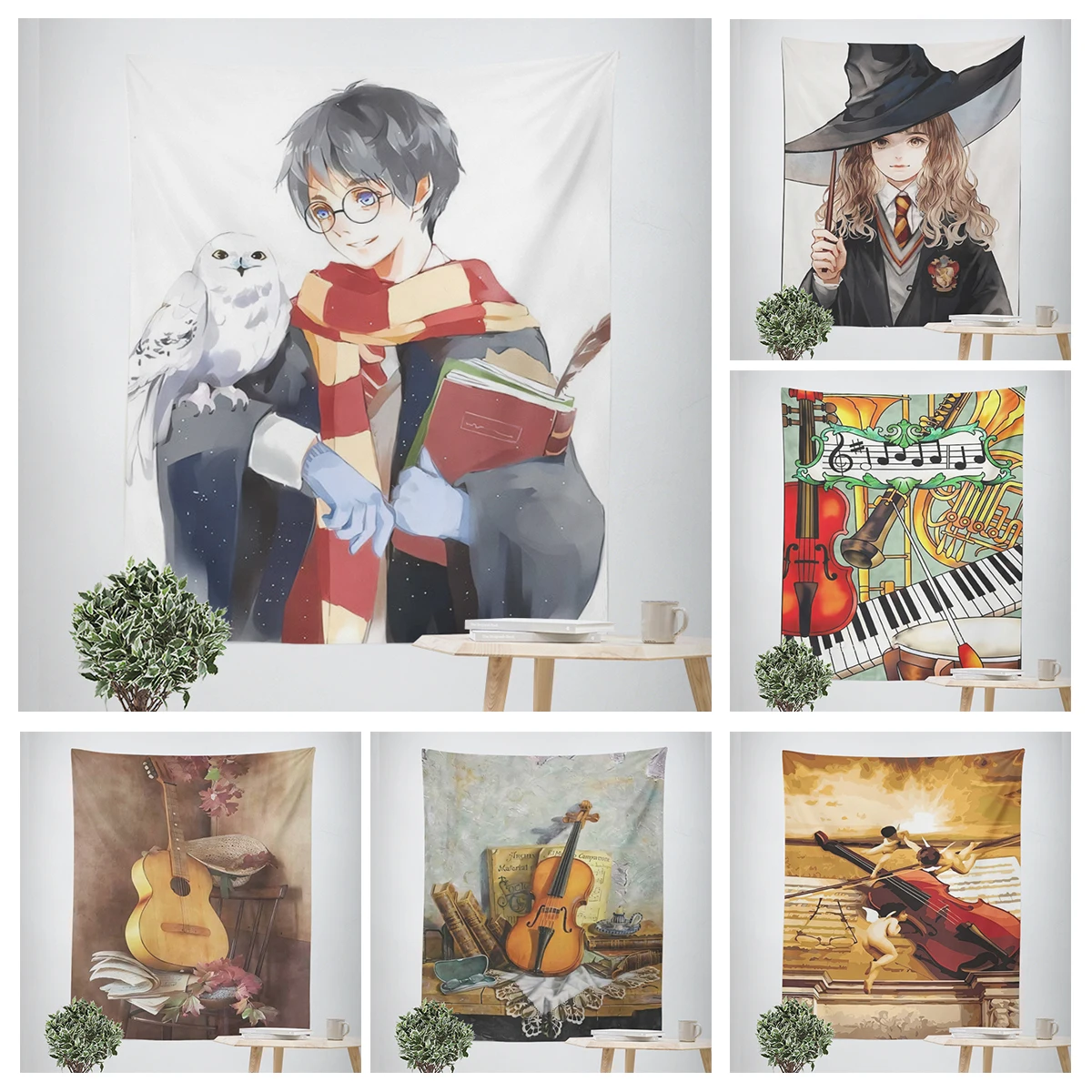 

Домашние украшения, современный декор для комнаты в скандинавском стиле, настенный гобелен в эстетике для спальни, настенный большой тканевый гобелен