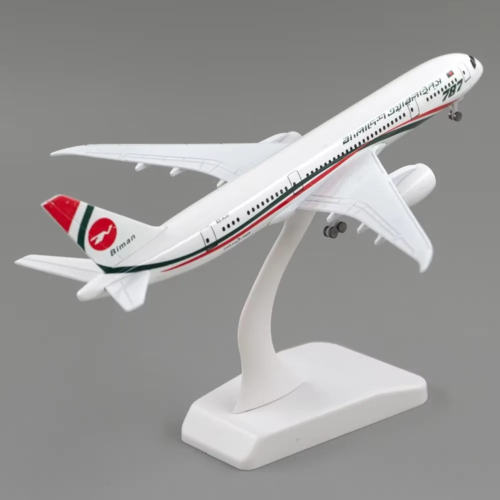 20 см сплав металла B787 Bangladesh Airlines Boeing 787 литая под давлением модель самолета с