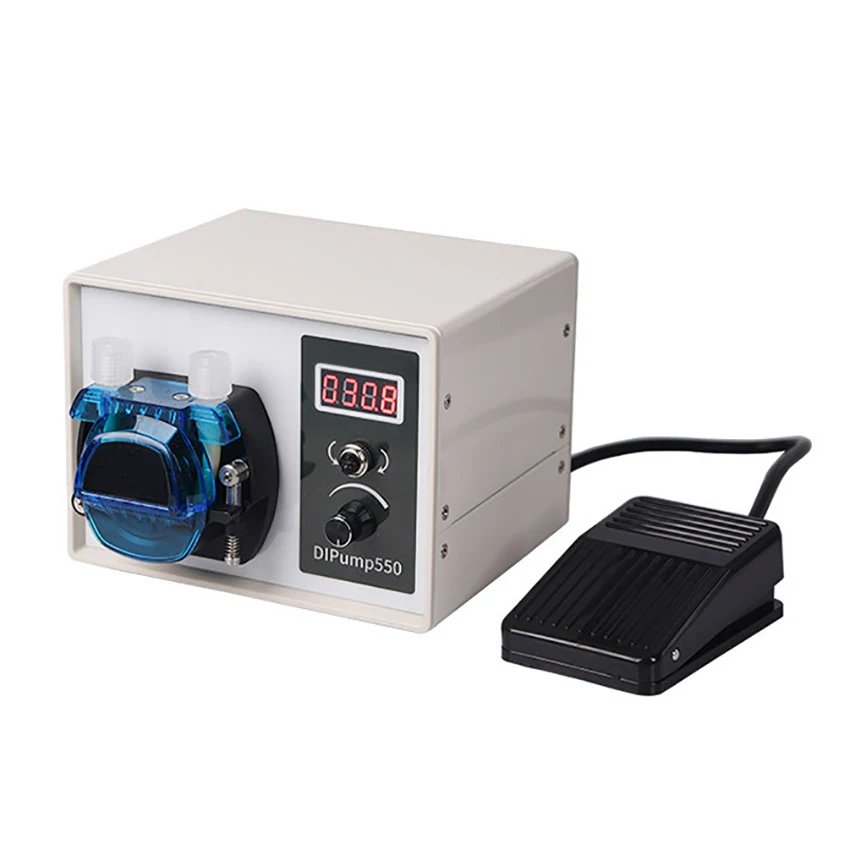 

Intelligent 24V Lab Peristaltic Pump with Stepper Motor Speed Adjustable 550ml/min External Power for Liquid Transfer Laboratory