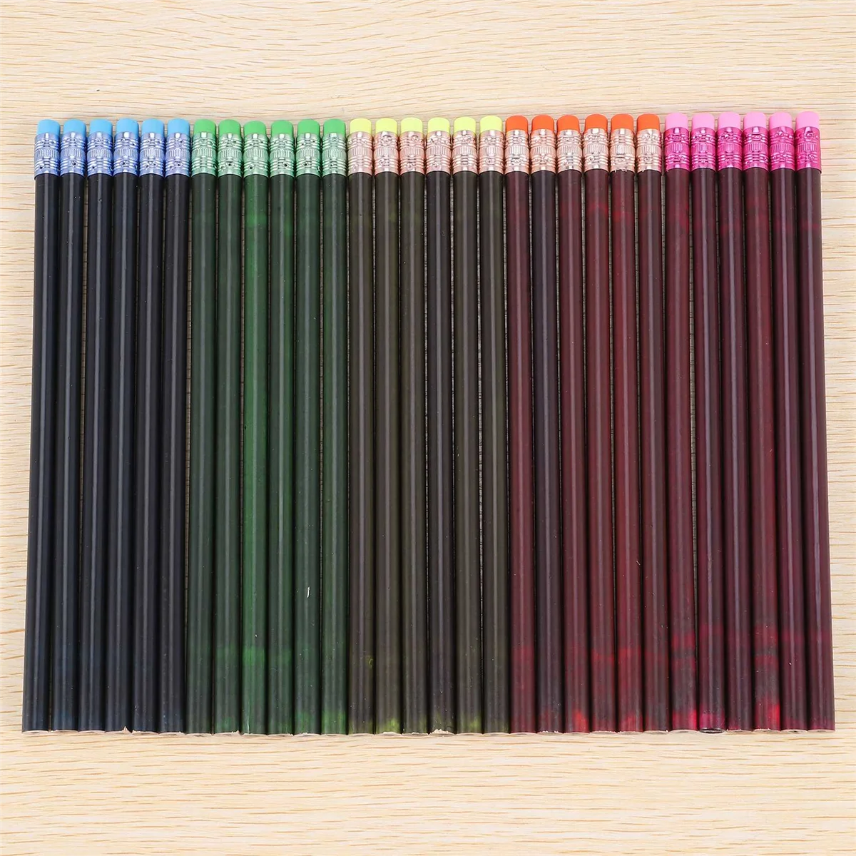 

Карандаш для смены цвета, карандаш для детей HB, меняющий цвет, термохромные карандаши с ластиком (30 шт.)