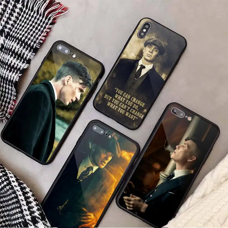 

Peaky Blinders tv show Phone Case Tempered glass For iphone 11 12 13 PRO MAX mini 6 7 8 plus X XS XR