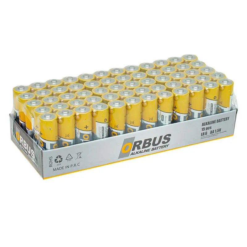 

ORBUS pop up AA ALKALINE PEN BATTERY 60LI PACKAGE ORB-LR06