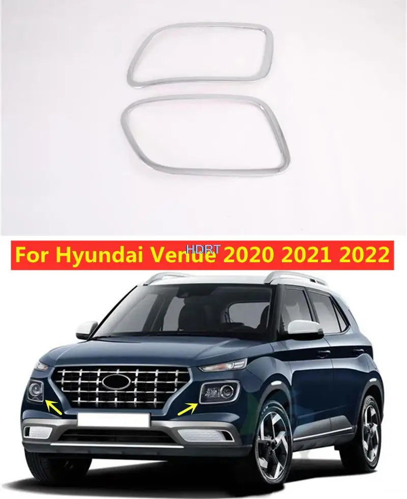 2 шт. накладки на передние фары Hyundai Venue (IX25/Creta) 2020 2021 2022 |