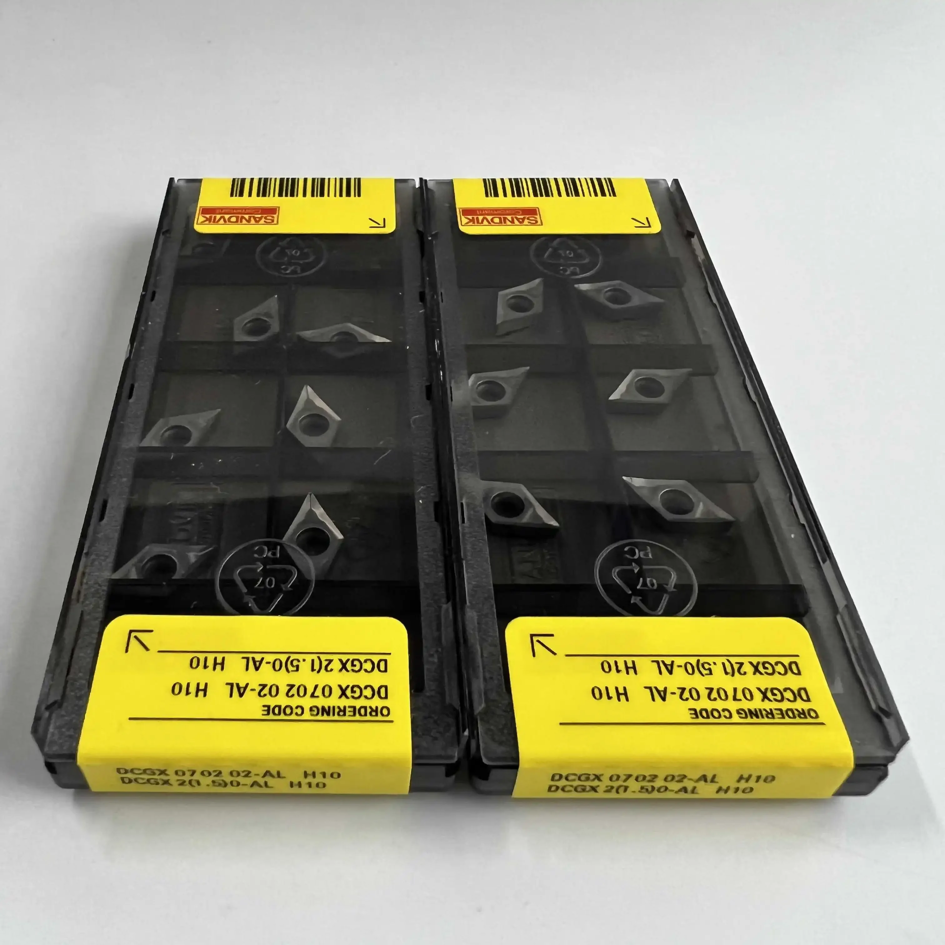 Оригинальное лезвие DCGX 070202 -AL H10 / Лезвие с ЧПУ из твердого сплава 10 шт.