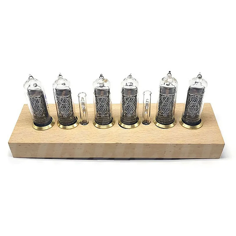 Светящиеся трубчатые цифровые часы In14 сделай сам вакуумные креативные