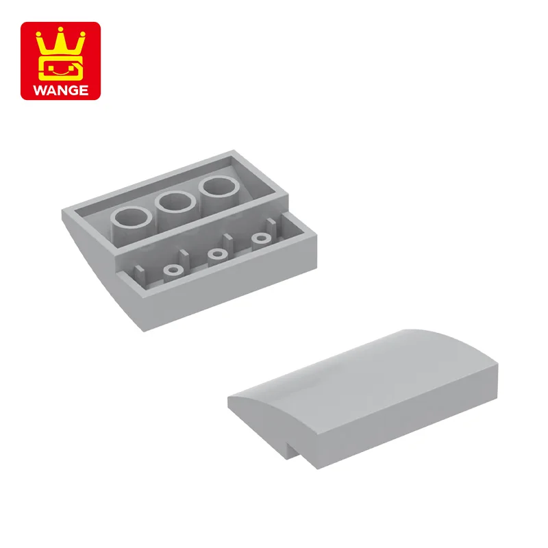 Wange 32803 Вт 100 г/44 шт. склон дуги 3X3 изогнутые строительные блоки MOC совместимы с