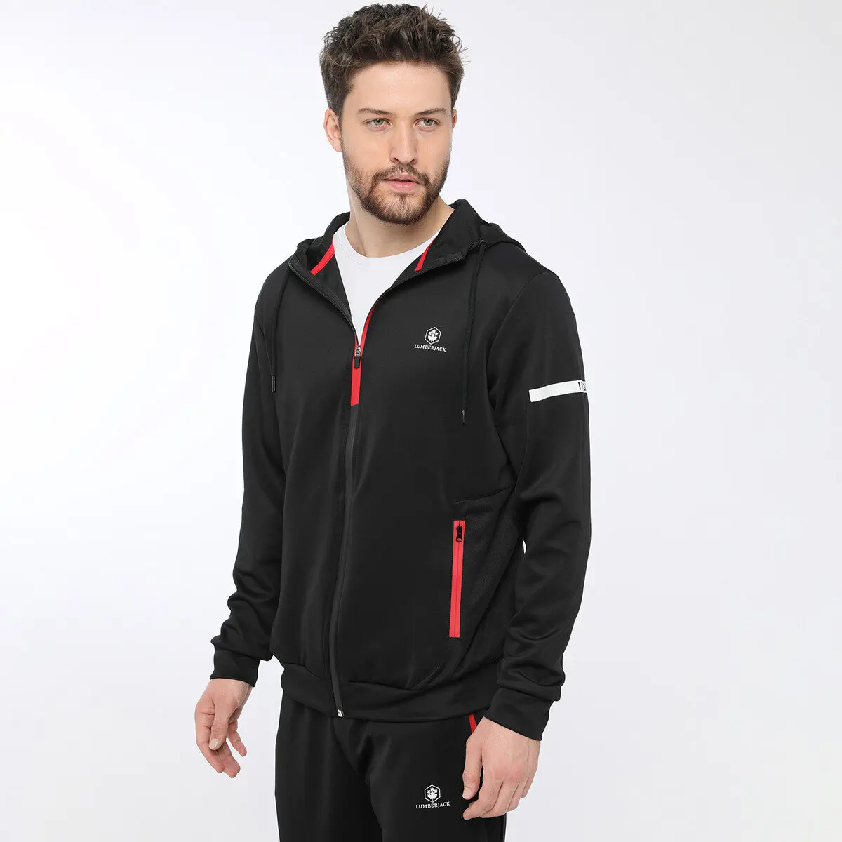 

MILAN ZIP CARDIGAN Black Male Zipper Sweatshirt