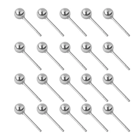 Серьги-гвоздики из нержавеющей стали золотого цвета SEVENWELL