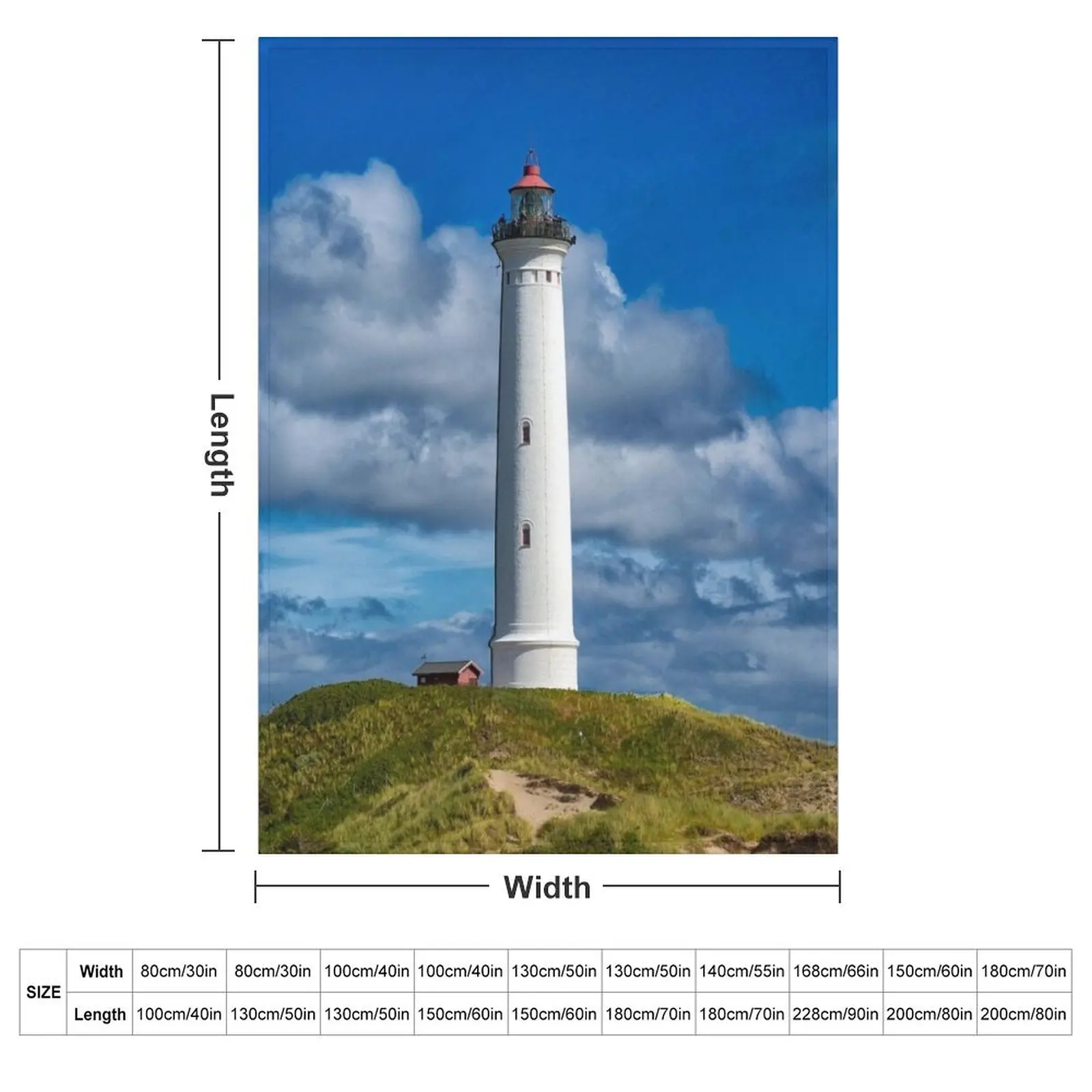 Lyngvig Fyr маяк пледы термобелье для путешествий гигантские диванные одеяла детей