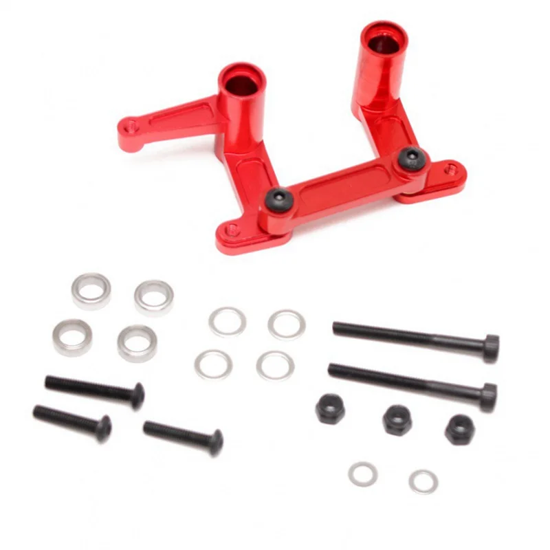 Фото ABUM-для Traxxas 2WD Slash Rustler Bandit Ford F-150, металлическая рулевая группа, модифицированные и модернизированные сменные аксессуары, красный цвет №1